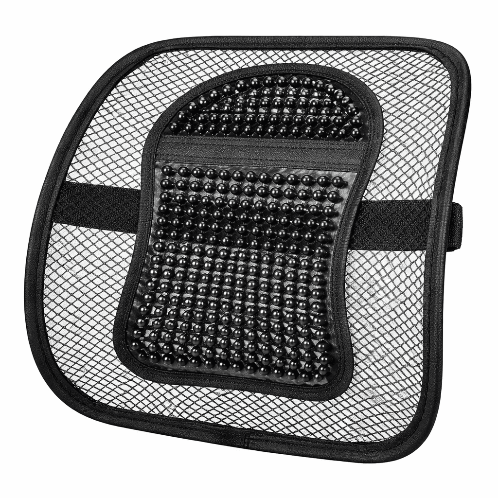 Mesh lændestøtte monteret på stol